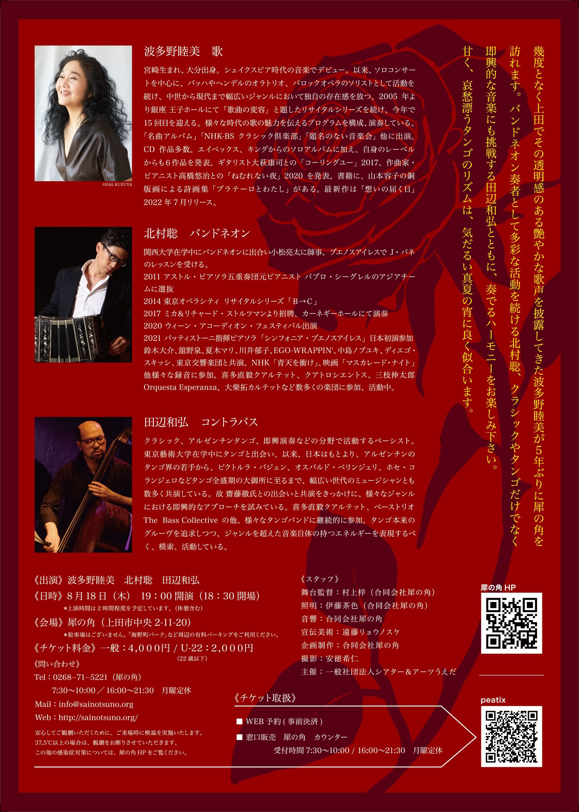 コンサートチラシ裏